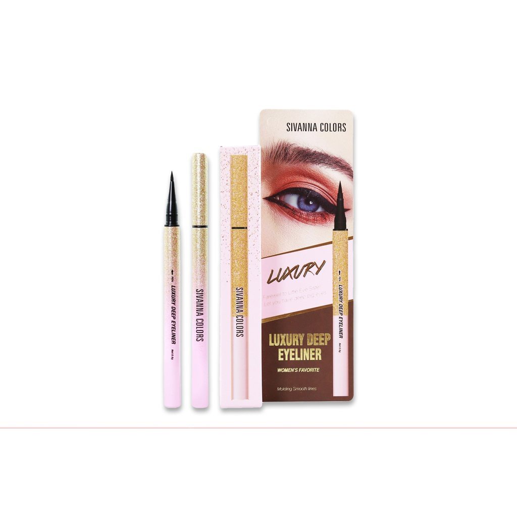 ของแท้·ส่งด่วน·ถูก Sivanna Luxury Deep Eyeliner #ES8008 : ซิวานน่า อายไลเนอร์ dayse