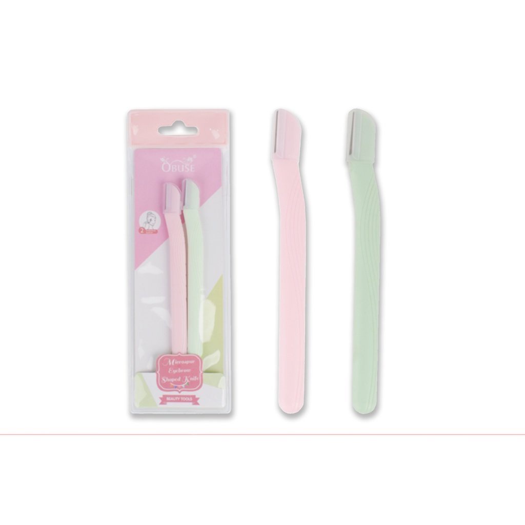 ♦️ของแท้·ส่งด่วน·ถูก♦️Obuse Microspur Eyebrow Shaped Knife #BB083 : โอบิวซ์ อุปกรณ์จัดแต่งทรงคิ้ว มีดโกน กันคิ้วdayse