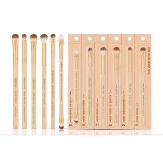 ♦️ของแท้·ส่งด่วน·ถูก♦️Mei Linda Mood Mellow Brush #MC4291 : meilinda เมลินดา มู้ด เมลโลว์ แปรงอายแชโดว์ x 1 ชิ้น dayse