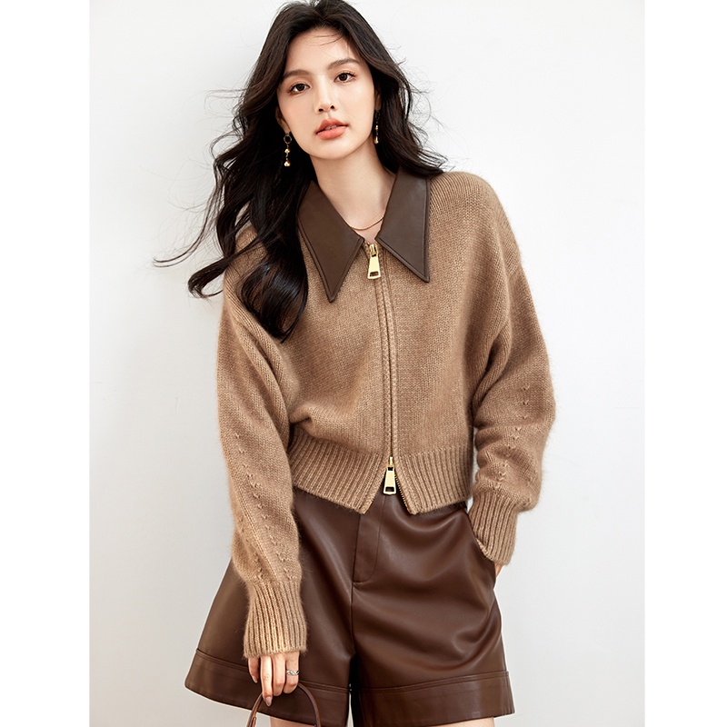 MANSA Korean sweater cardigan เสื้อโอเวอร์ไซส์ เสื้อสเวตเตอร์ถัก