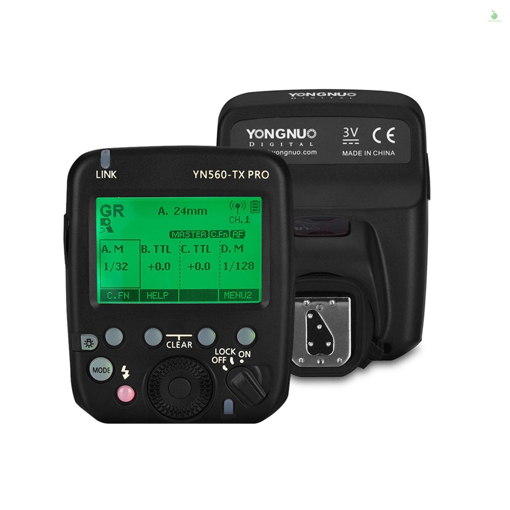 YONGNUO YN560-TX PRO 2.4G On-camera Flash Trigger Speedlite Wireless Transmitter with LCD Screen for  DSLR Camera for   YN862N/YN968N/YN200/YN560III/YN560IV/YN860Li/YN720/YN66