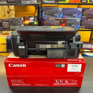 ปริ้นเตอร์ไวฟาย CANON PIXMA E3370 PRINT+COPY+SCAN+WIFI-DIRECT+TANK สินค้ามือ1รับประกันเครื่องและแท้งค์1ปี