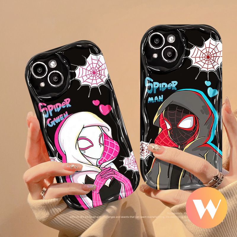 เคสโทรศัพท์มือถือ ลายสไปเดอร์แมน สําหรับ Infinix Smart 8 7 6 Hot 30i Hot 40 12 10 10T 8 20 9 11 30 Play Tecno Spark Go 2023 2024 10 20 Pro Camon 20 Pro Note 30 Pro 12 G96 เคสขอบหยัก 3D