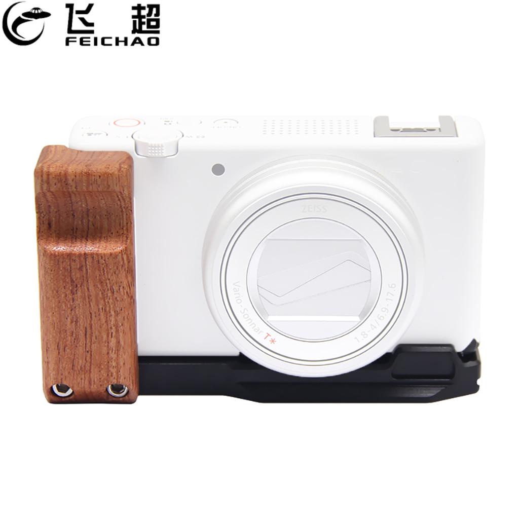 FEICHAO L ประเภทวงเล็บขาตั้งกล้อง Quick Release แผ่นไม้ Handle Grip สําหรับ Sony ZV1 ZV1II ZV-1F กล้