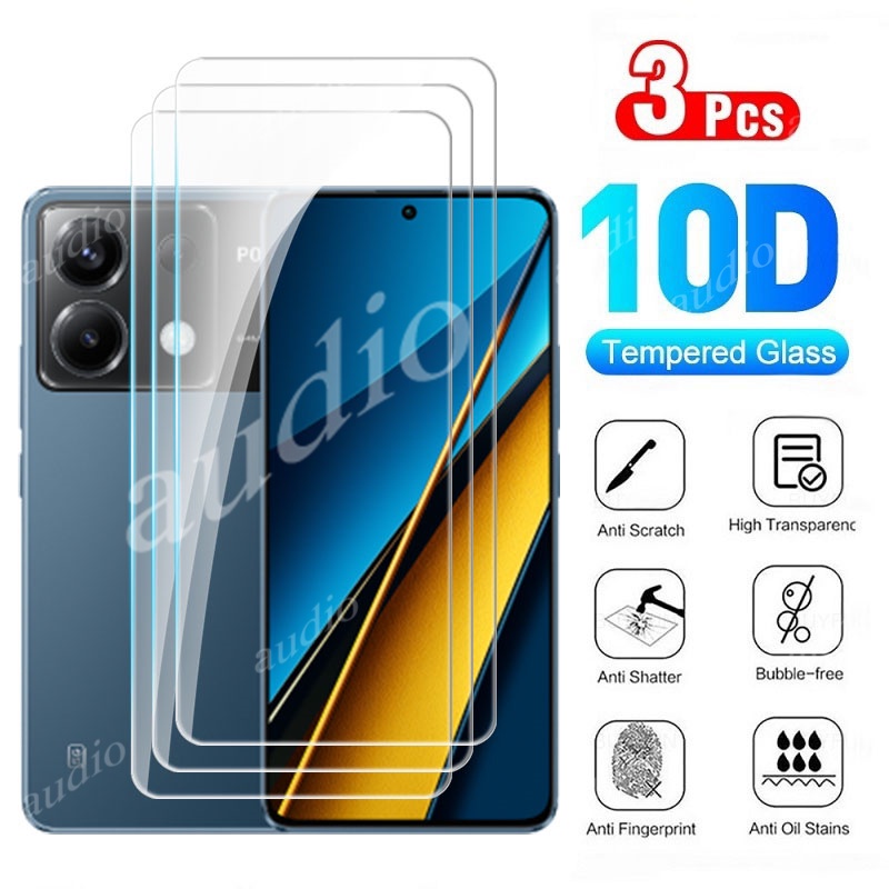 ฟิล์มกระจกนิรภัยกันรอยหน้าจอ แบบใส สําหรับ Poco x6 Pro x6pro 5G 2024 Poco x6 Pro x6pro 6X Pro PocoX6