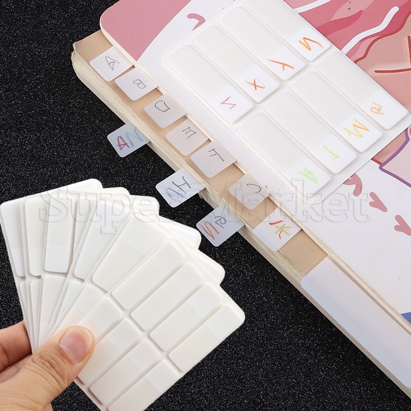 [ Featured ] สติกเกอร์ฉลาก สีขาว เรียบง่าย - สติกเกอร์ดัชนีที่คั่นหนังสือ แบบใส - กระดาษโน้ต แบบฉีกได้ - แผ่นบันทึก แบบมีกาวในตัว - เครื่องเขียนนักเรียน - อุปกรณ์สํานักงาน โรงเรียน