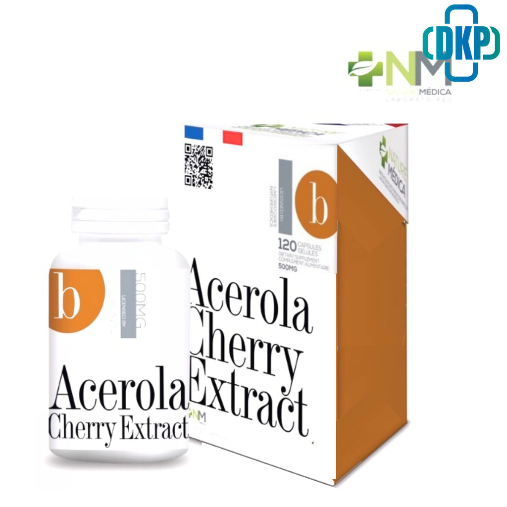 Acerola Cherry Extract วัตถุดิบนำเข้าจากฝรั่งเศส Nature Medica  120 แคปซูล [DKP]