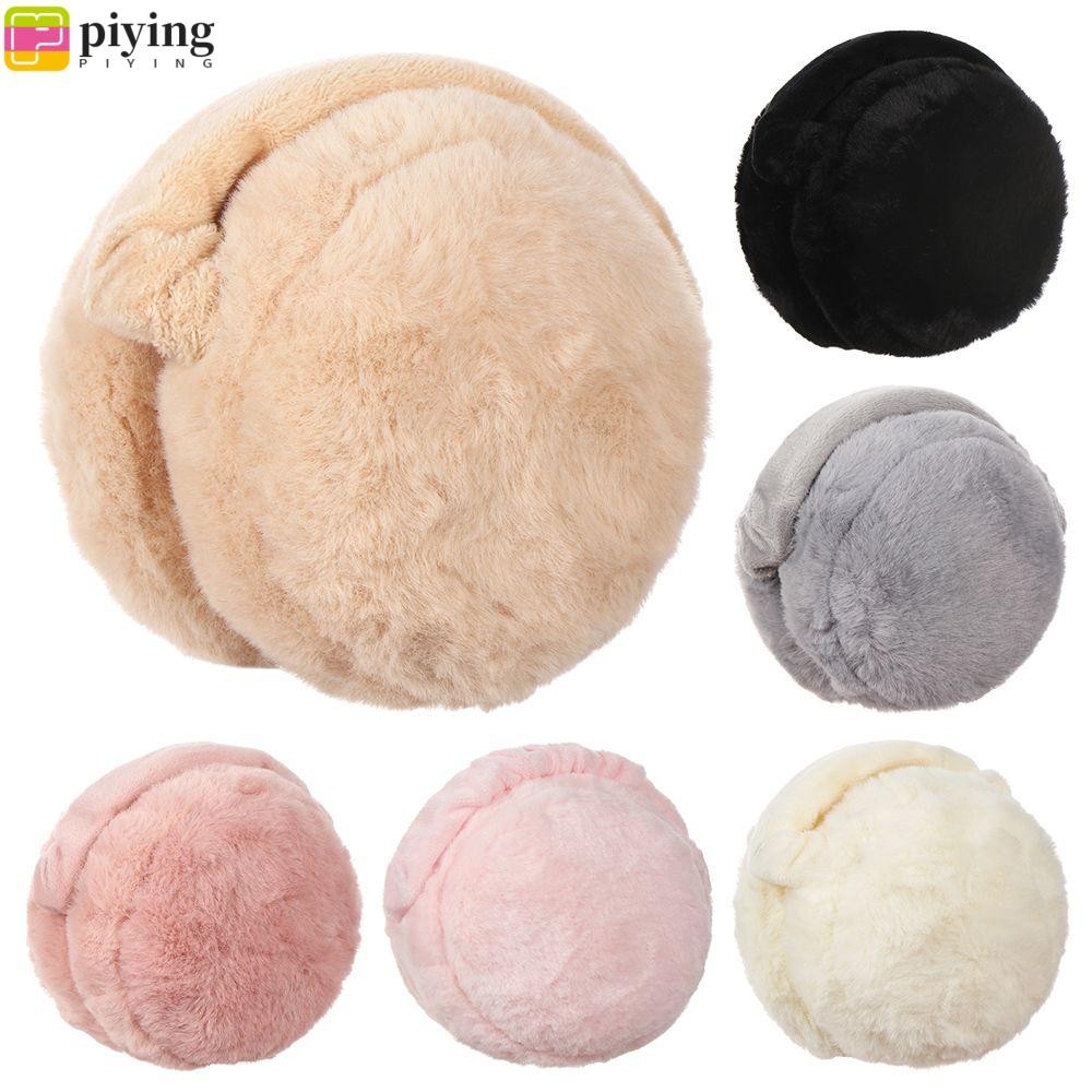 Piying ผู้หญิง Earmuffs สบายพับได้อุ่น Earflaps