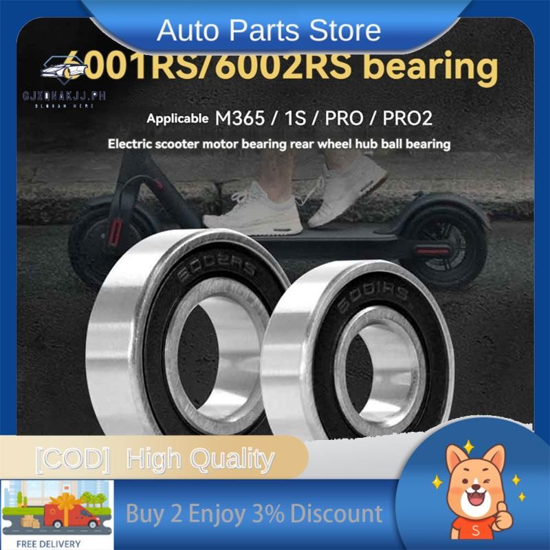 2pcs ความเร็วสูง Precision Bearing สําหรับ M365 Pro 1S Pro 2 ไฟฟ้าสกู๊ตเตอร์ล้อหลัง Hub 6001RS ,6002