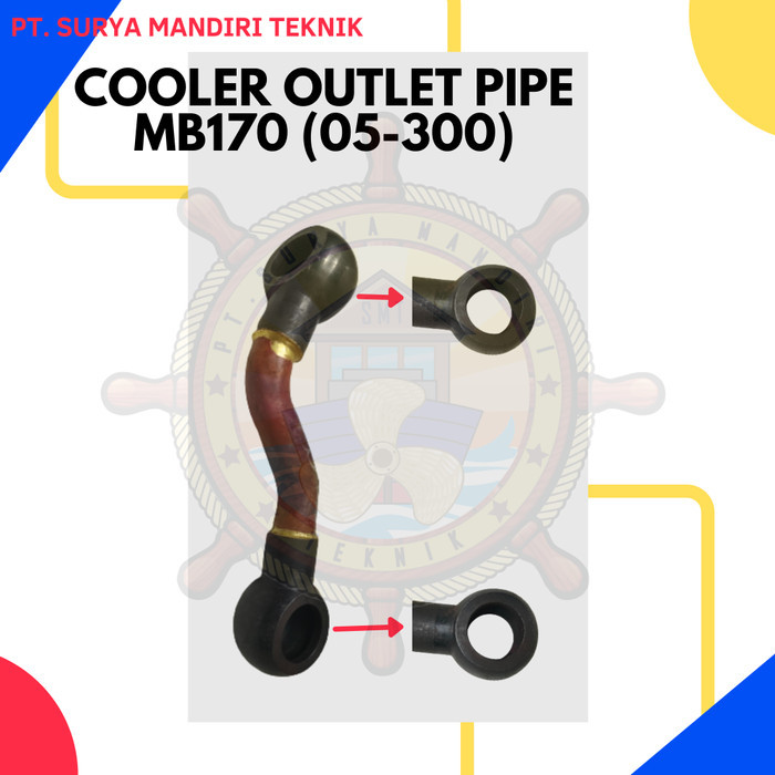 MB170 COOLER OUTLET PIPE MB170-05-300