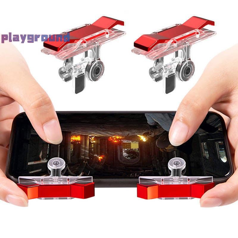 [playground] D9 PUBG Game Controller Gamepad โทรศัพท์มือถือ L1 R1 Trigger Aim Key Butt [ใหม่]