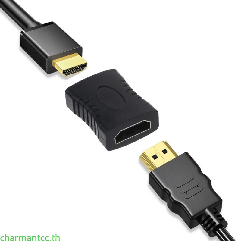 Charmantcc Extender อะแดปเตอร์ตัวเชื่อมต่อหญิงกับหญิง 4k
