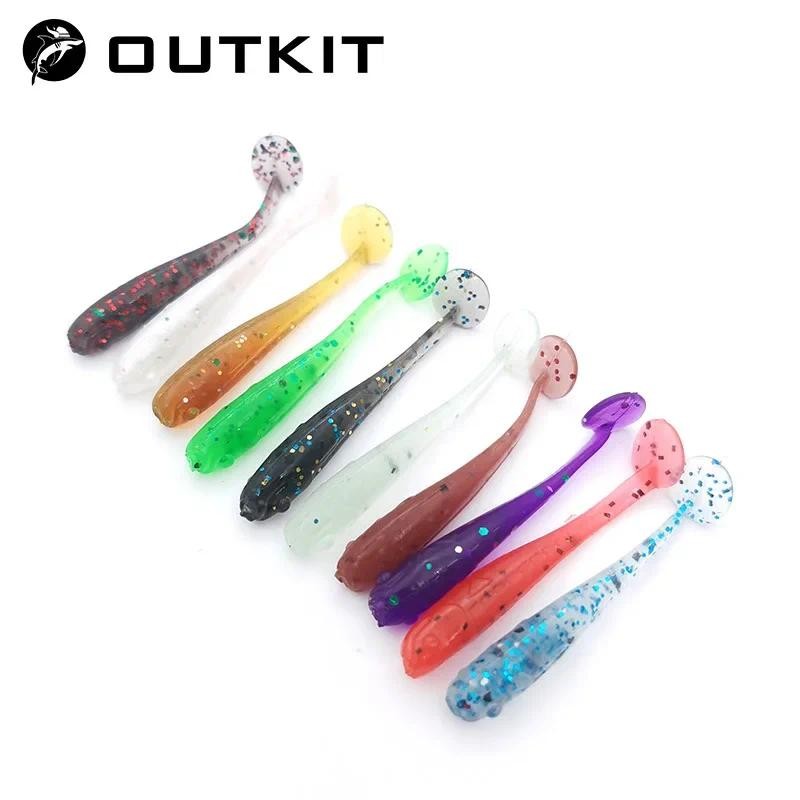 10 ชิ้น/ล็อต Wobblers mini Ocean Rock ตกปลาเหยื่ออ่อนยางเหยื่ออ่อน 3.5 ซม.หนอนนุ่มเหยื่อประดิษฐ์เบสซิลิโคนปลา
