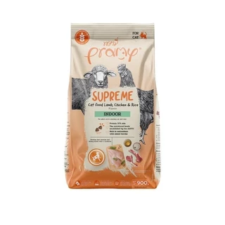 Pramy Supreme [3 ถุง] อาหารเม็ดแมว เกรด Premium และ Gluten Free ไม่เค็ม ขนาด 800g - 1Kg