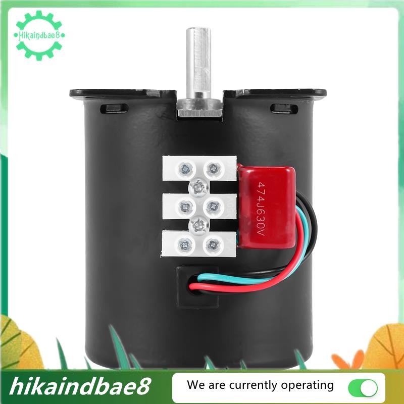 [hIkAi] 220V AC 40W มอเตอร์เกียร์ความเร็วต่ํา 70KTYZ มอเตอร์ซิงโครนัสแม่เหล็กถาวรปรับทิศทางแรงบิดสูง