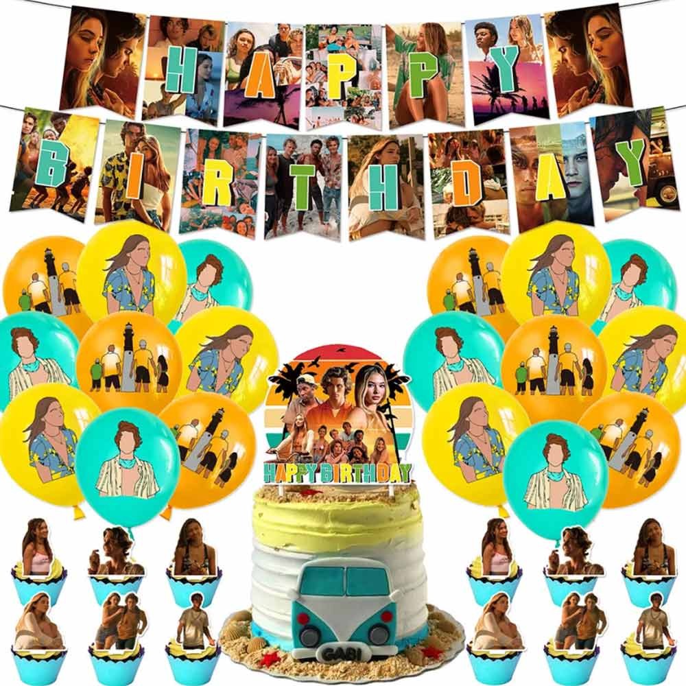 Outer Banks themed birthday party decoration