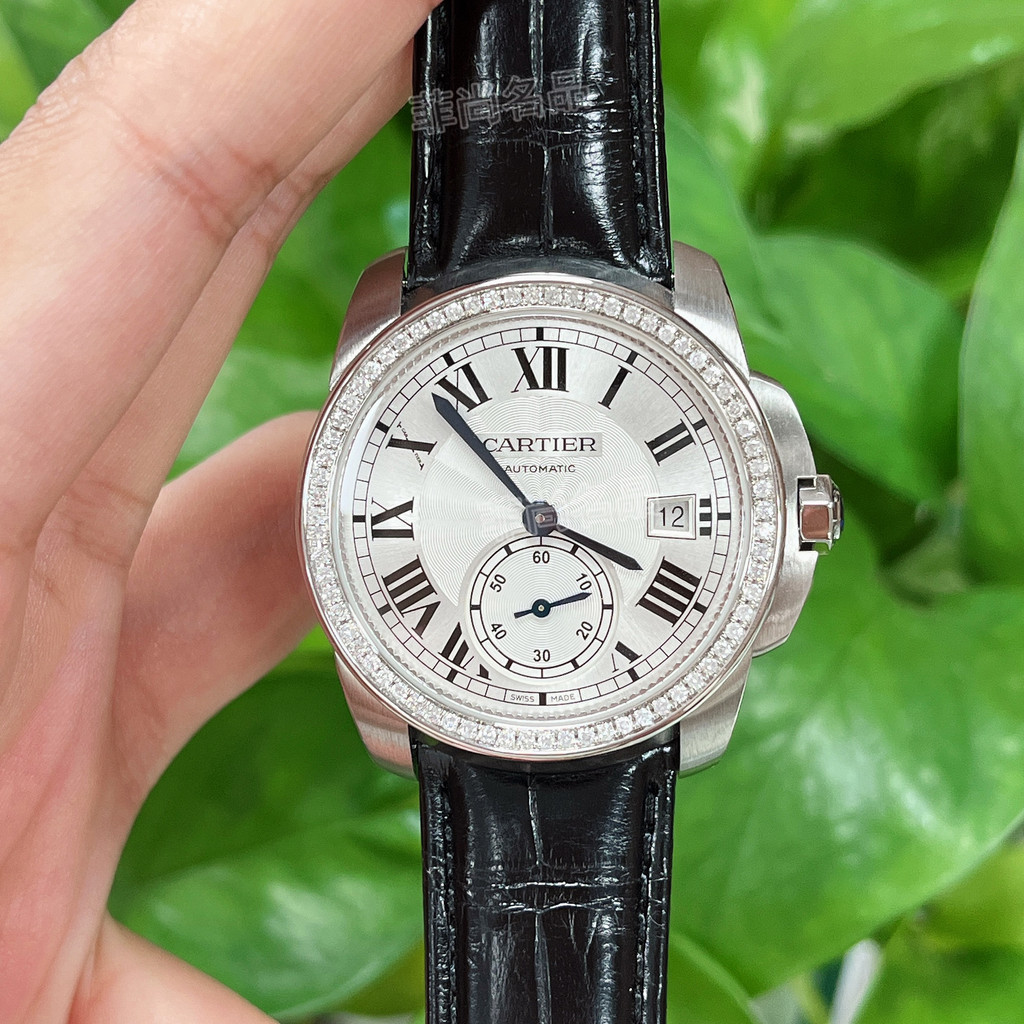 Cartier Cartier Watch Cartier Automatic Mechanical WSCA0003 นาฬิกาข้อมือผู้ชายเพชรด้านหลัง