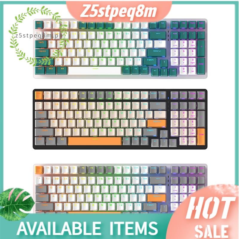 ZIYOULANG คีย์บอร์ด 100 คีย์ 98% เค้าโครงคีย์บอร์ดแบบมีสาย Type C RGB Numpad K3