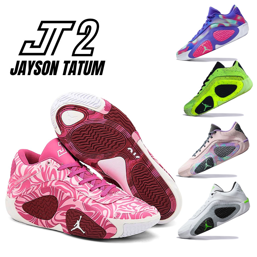 Jayson Tatum 2 แฟชั่นรองเท้าผ้าใบบาสเก็ตบอล Spikey รองเท้ากีฬาลําลอง