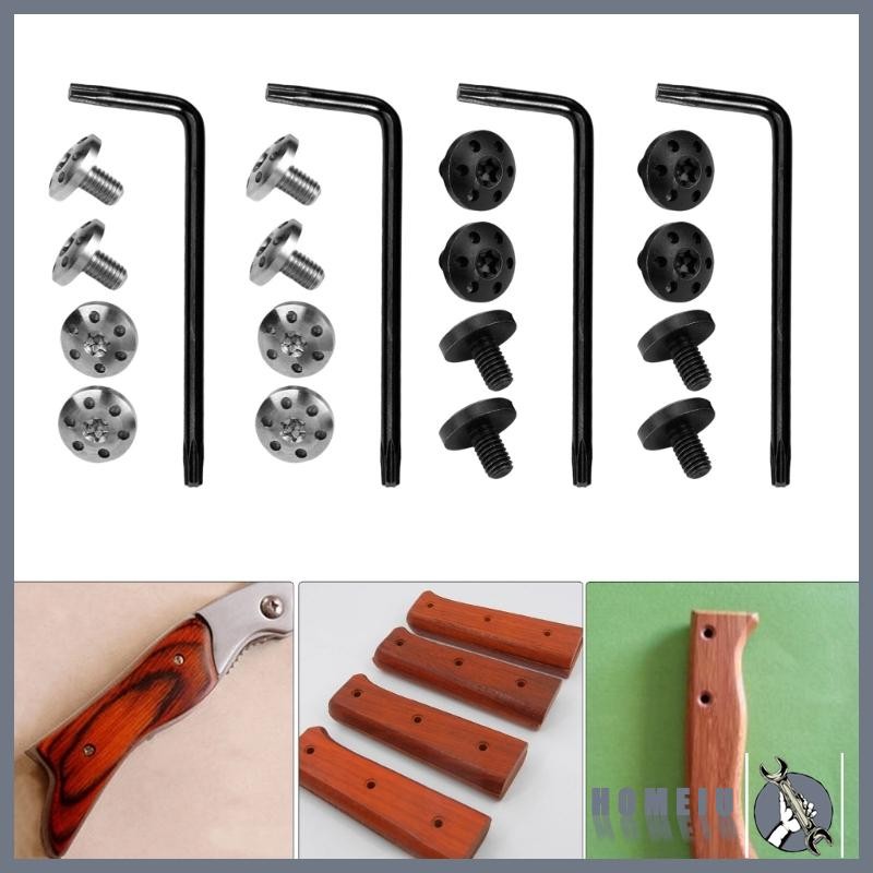 2set Stainless Steel Slotted Handle Grips Screws for 92fs m9