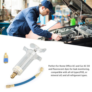 LOCAL A/C Oil And Dye Injector Car With R-134a Snap Quick Co…