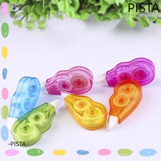 Pista เทปลบคําผิด สีพื้น ไม่ทําให้แห้ง ทนทาน สีขาว สําหรับสํานักงาน