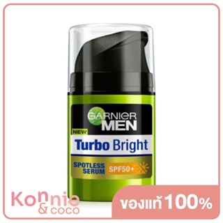 Garnier Men Turbobright Spotless Serum SPF50+ 40ml.