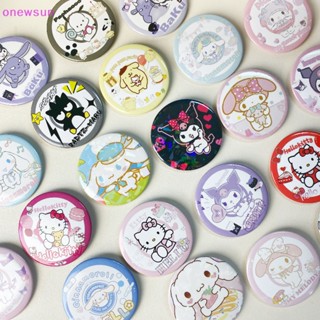 Onew Sanrio My Melody Cinnamon เข็มกลัด รูปการ์ตูนอนิเมะ สําหรับติดตกแต่งเสื้อผ้า กระเป๋าเป้สะพายหลัง กางเกงยีน