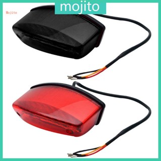 Mojito ไฟท้าย LED 12V ขนาดเล็ก สําหรับติดป้ายทะเบียนรถจักรยานยนต์