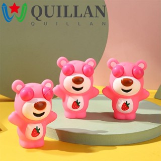 Quillan ของเล่นตุ๊กตาหมีสตรอเบอร์รี่น่ารัก คืนตัวช้า สําหรับเด็ก