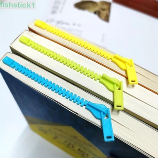 Fishstick1 ที่คั่นหนังสือ มีซิป สําหรับโรงเรียน สํานักงาน เครื่องเขียน ครู อ่านโน้ต