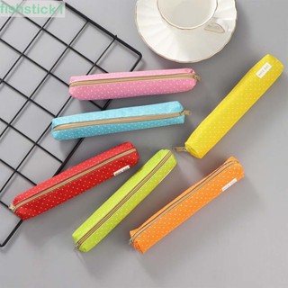 Fishstick1 กระเป๋าดินสอ มีซิป บางพิเศษ สําหรับใส่เครื่องเขียนนักเรียน