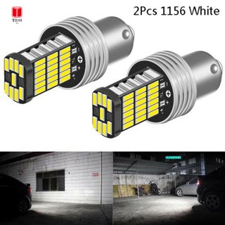 ไฟเบรกท้ายรถยนต์ 1156LED Canbus 15 SMD BA15S P21W พลังงานสูง สีขาว 6000K 2 ชิ้น