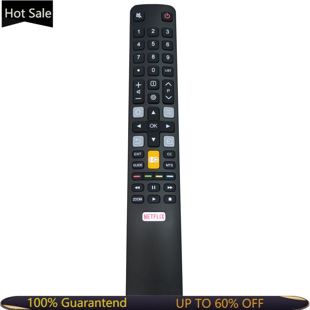 Rc802n yli4 สําหรับ TCL ทีวีรีโมทคอนโทรลสําหรับ u43p6046 u49p6046 u55p6046 u65p6046 รีโมทคอนโทรล