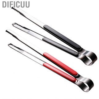 Dificuu Kitchen Cooking Tong  Barbecue Easy To Use 25.5cm Stainless Steel for Bread