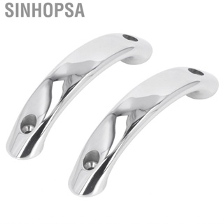 Sinhopsa 2Pcs Boat Grab Bar Handle Marine Hand Rail 165mm 316 Stainless Steel for Yacht Ship