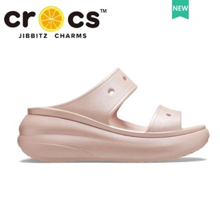 Crocs Crush Shimmer Sandal  รองเท้ารัดส้นผู้หญิงเกาหลี  #2086026