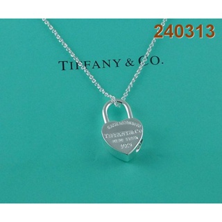 Tiffany&amp;co สร้อยคอเงิน 925 หรูหรา โรแมนติก ของขวัญวันวาเลนไทน์ แฟชั่น สําหรับแฟนสาว