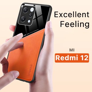 เคส Redmi 12 12C 10C 10A 10 9C 9A 9T 9 หนัง แม่เหล็ก หนังนุ่มอาวุโสกันกระแทกปกป้องกล้องเต็มรูปแบบสวยงามคุณภาพสูง