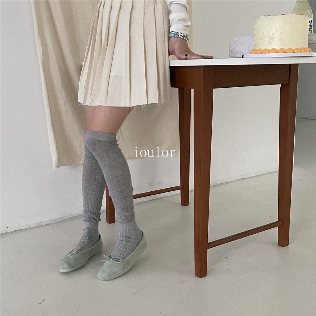 ถุงเท้ายาว เหนือเข่า ผ้าบาง Loose Socks #รหัสSK88 Long socks, above the knee, thin fabric #Code SK88