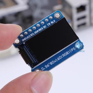 [Missece.th] โมดูลหน้าจอ LCD 65K ST7735 SPI อินเตอร์เฟส 8 Pin 80*160 พิกเซล 0.96 นิ้ว