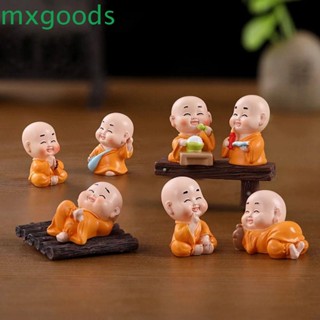 Mxgoods พระพุทธรูปเรซิ่น ขนาดเล็ก หลายสไตล์ DIY สําหรับตกแต่งรถยนต์