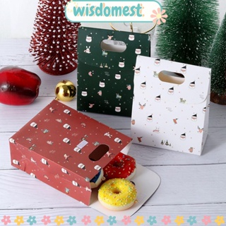 Wisdomest ถุงของขวัญ ถุงคุกกี้ ลายกวาง ซานตาคลอส สําหรับปาร์ตี้