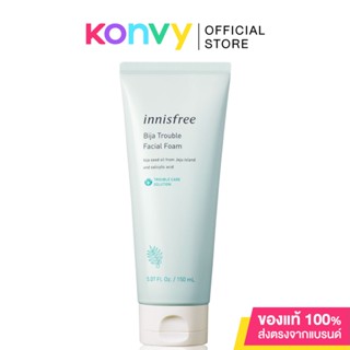 Innisfree Bija Trouble Facial Foam 150ml อินนิสฟรี คลีนซิ่งโฟมบีจาเนื้อเนียนนุ่ม.