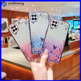 Jusheng เคสโทรศัพท์มือถือ ลายผีเสื้อกระพริบ สําหรับ samsung A12 M12 A22 4G M32 4G MMHY