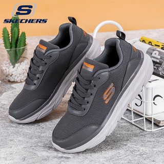 Skechers_ MAX CUSHION รองเท้าวิ่งจ๊อกกิ้งลําลอง ข้อสั้น ผ้าตาข่าย ระบายอากาศ แฟชั่นฤดูร้อน สําหรับผู้ชาย และผู้หญิง