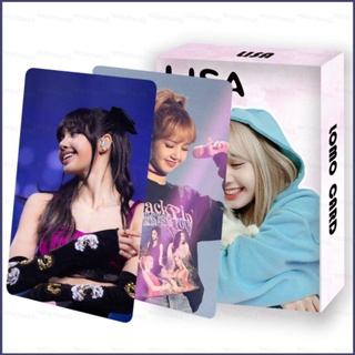 Ye โปสการ์ด อัลบั้มรูปภาพ BLACKPINK Pink Lomo LISA 55 ชิ้น ต่อชุด