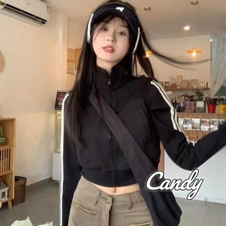 Candy Kids  เสื้อกันหนาว แขนเสื้อยาว แบบสบาย ๆ เกาหลีค่ะ 2023 NEW  Beautiful สวยงาม Comfortable ทันสมัย WJK23907DE 36Z230909