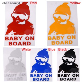 Chee ใหม่ สติกเกอร์ไวนิล ลาย Baby on Board สําหรับติดตกแต่งหน้าต่างรถยนต์ EN