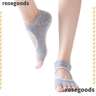 Rosegoods1 ถุงเท้าโยคะ สําหรับบัลเล่ต์ กีฬา ใส่สบาย